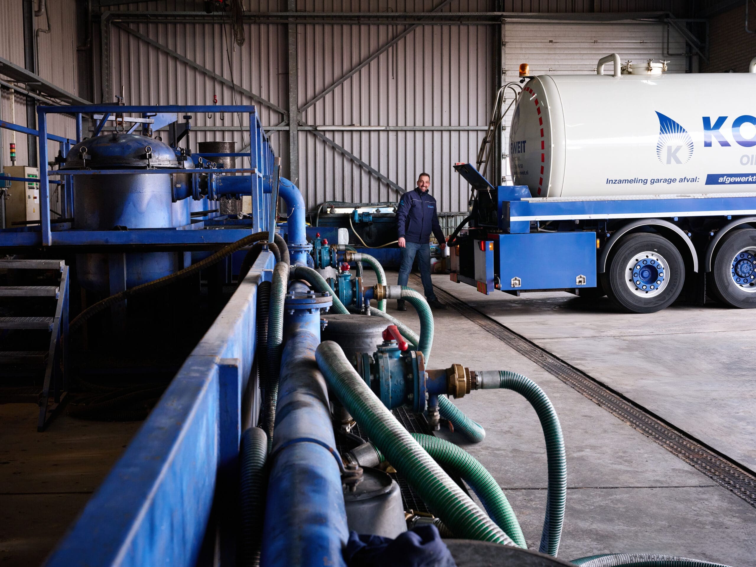 Oil-containing waste disposal