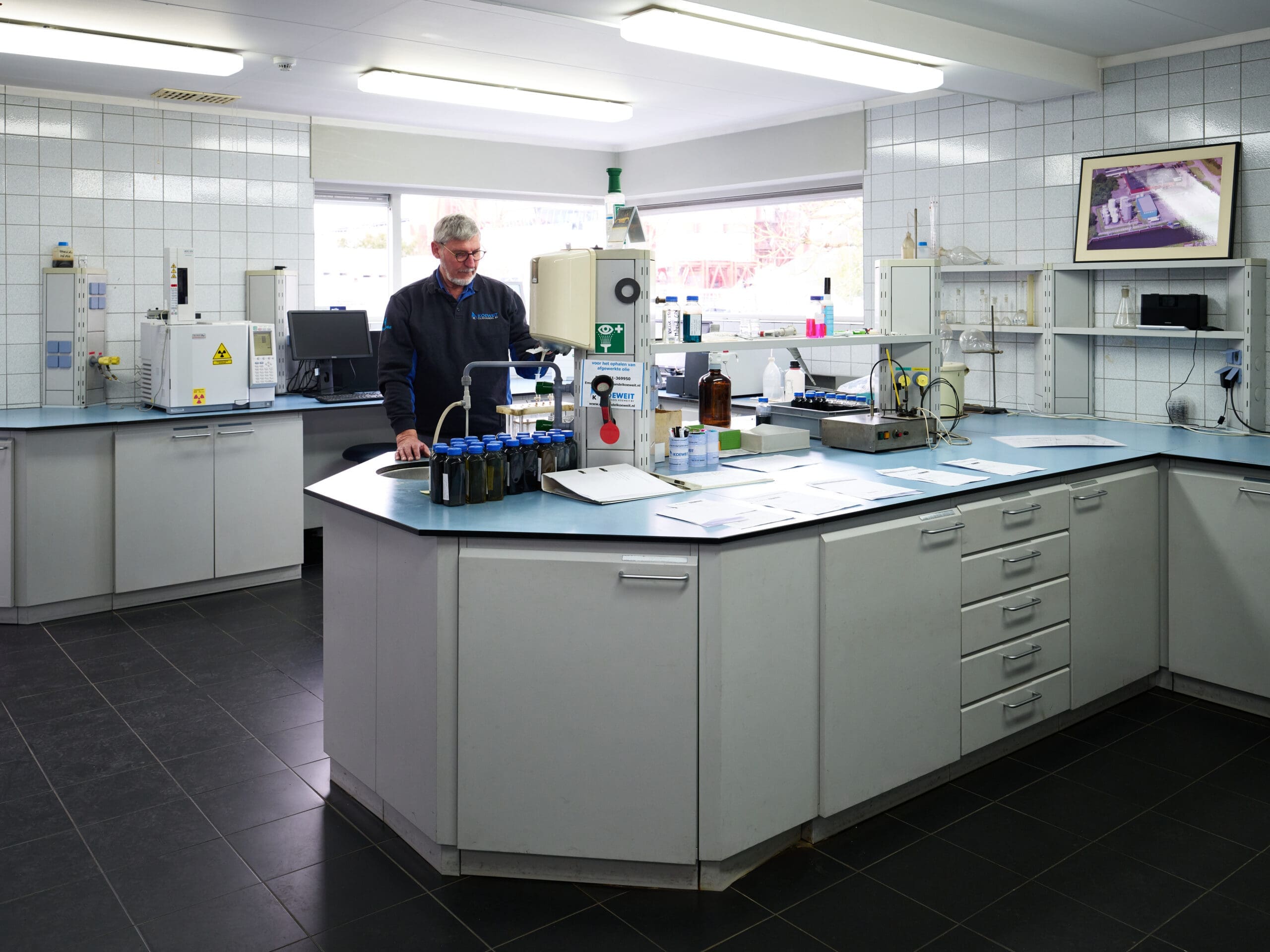 Laboratorium Koeweit Oliehandel