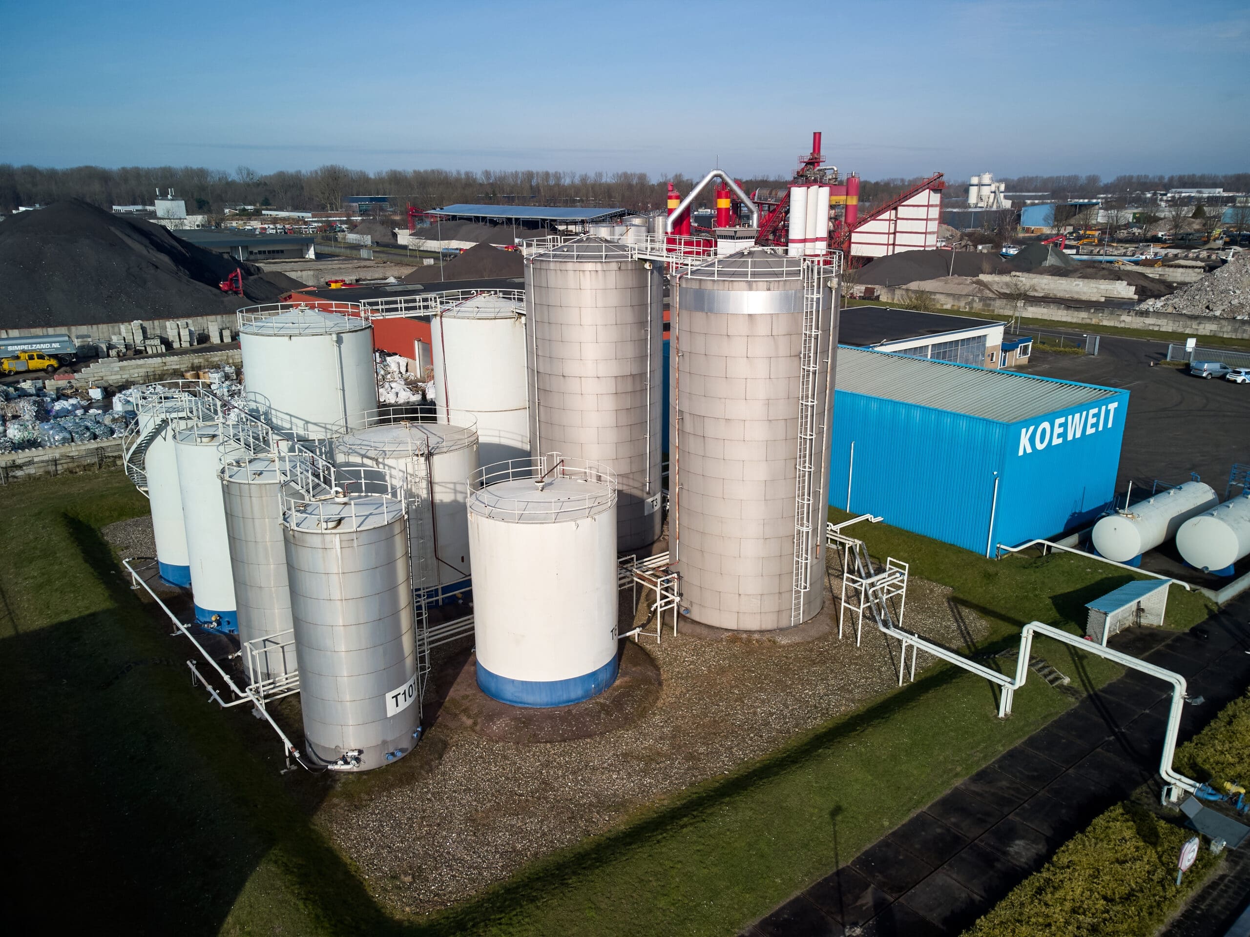 Tankpark van Koeweit Oliehandel