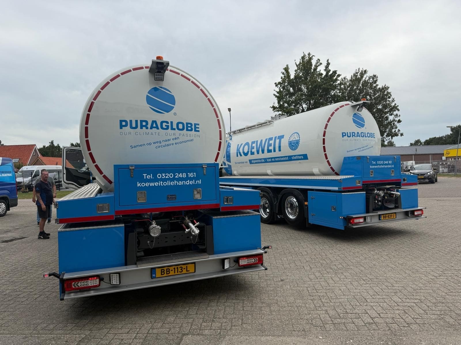 Efficiënte inzameling van vloeibaar garage-afval